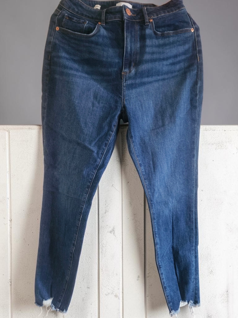 LOFT Dark Blue Skinny Jeans